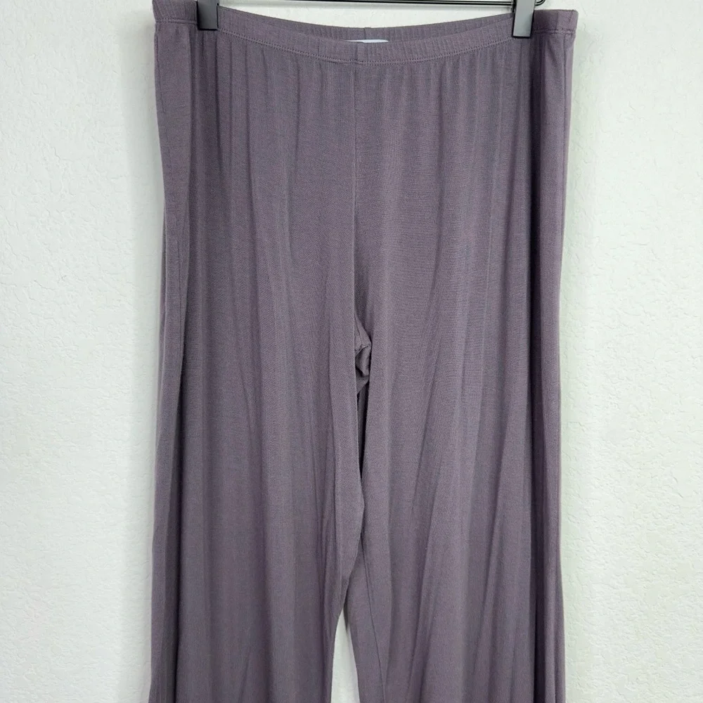 Eberjey Pajama‎ Pants Womens XL Purple Modal Sleepwear Relaxed Flowy Lounge Cozy